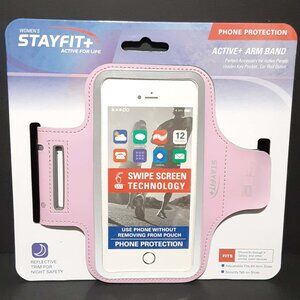 Fitness Arm Wallet Phone Case Holder iPhone 8+ through X Galaxy + Reflective NEW